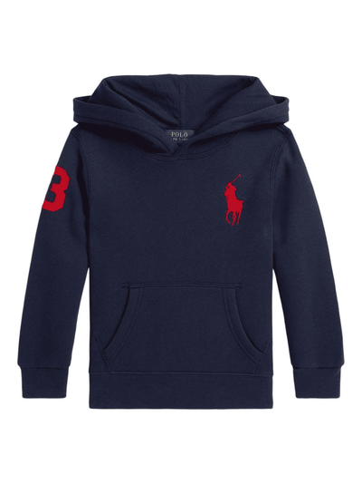 Felpa con cappuccio e logo