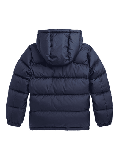 Piumino con ricamo Polo Pony
