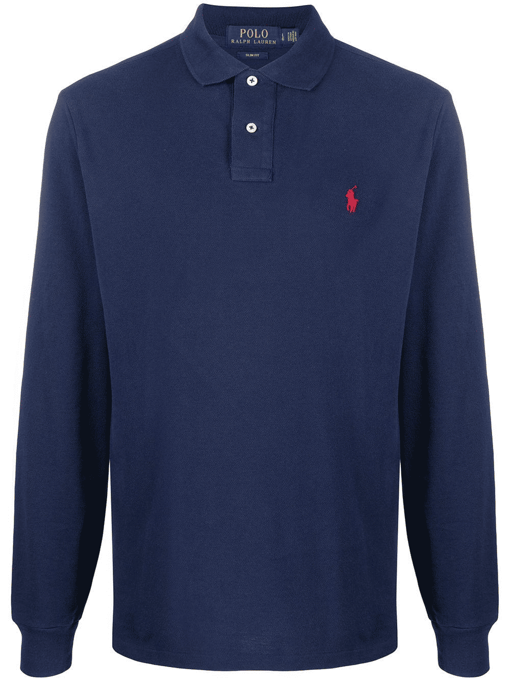 Polo a maniche lunghe con logo