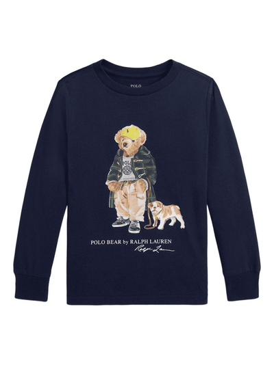 Felpa con stampa Polo Bear