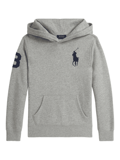 Felpa con cappuccio e logo