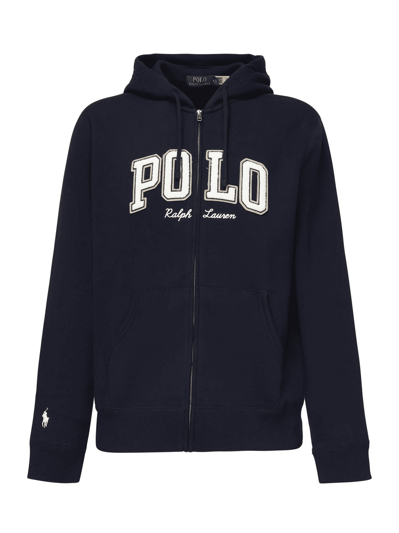 POLO RALPH LAUREN Felpa Zip Logo Cotone Uomo