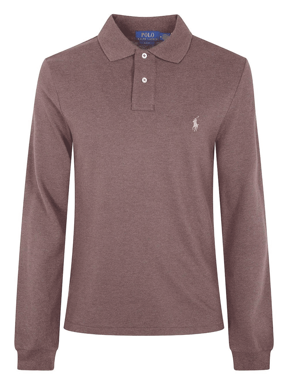 Polo a maniche lunghe con logo