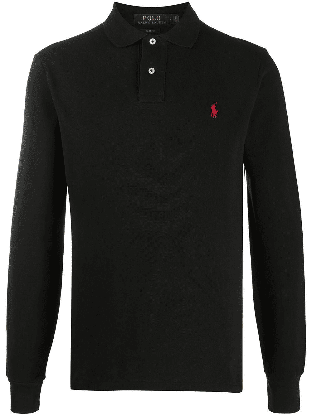 Polo a maniche lunghe con logo