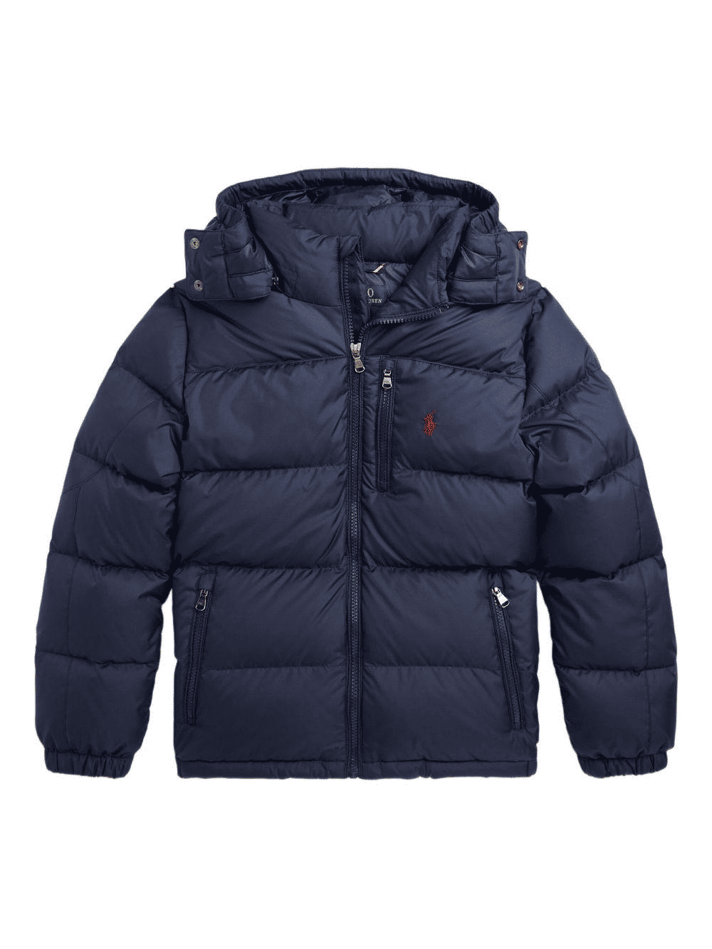Piumino con ricamo Polo Pony
