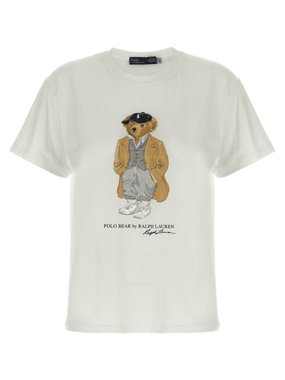 Polo Ralph Lauren T Shirt Cotone Uomo Bianco
