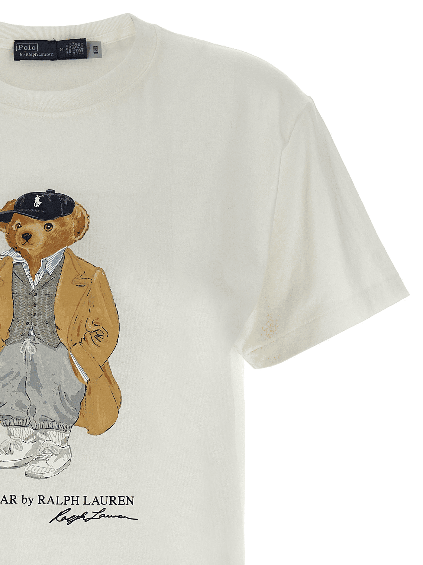 Polo Ralph Lauren T Shirt Cotone Uomo Bianco