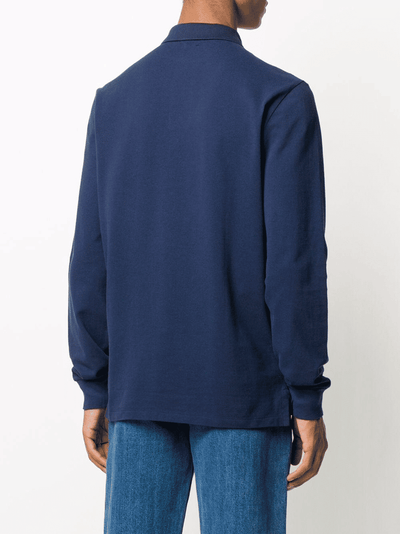 Polo a maniche lunghe con logo