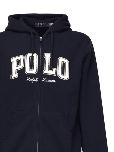 POLO RALPH LAUREN Felpa Zip Logo Cotone Uomo