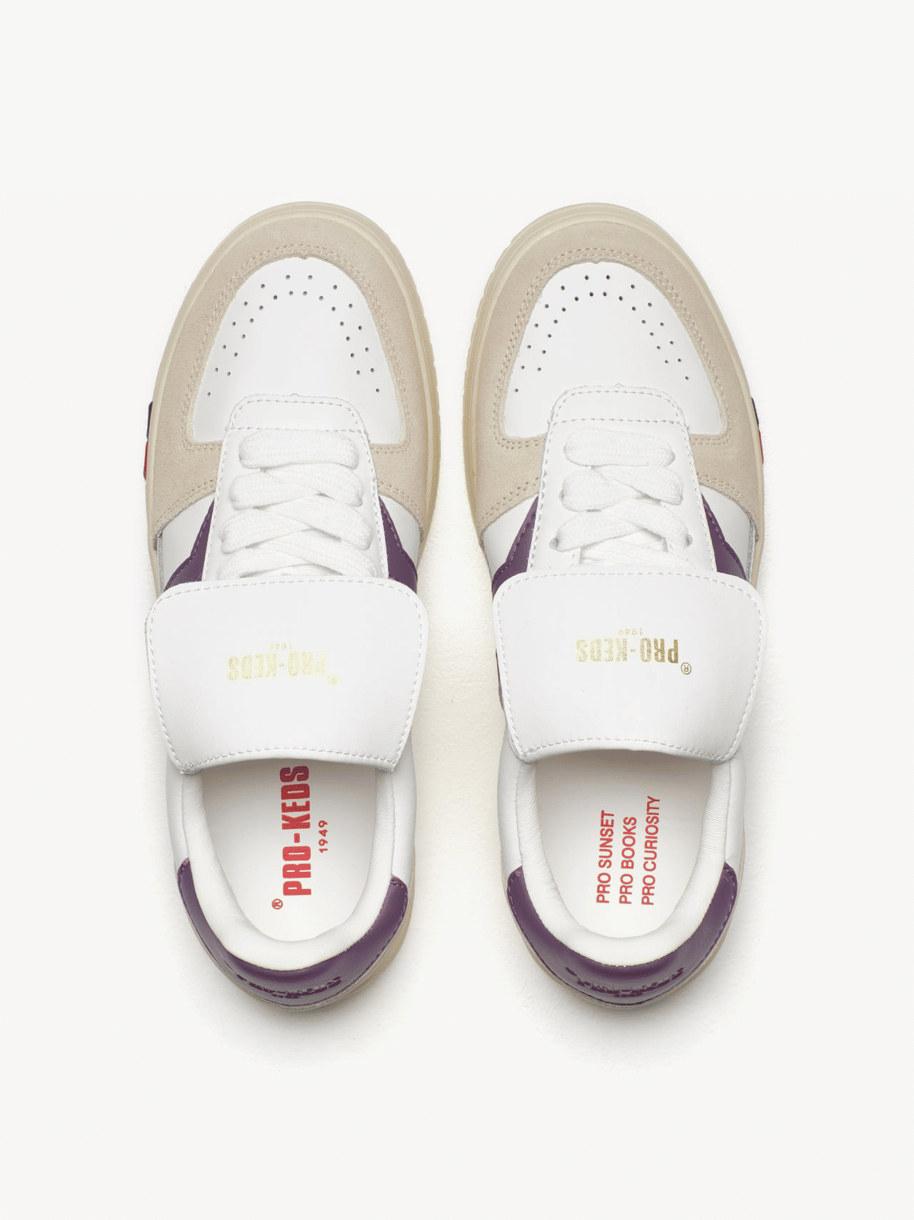 Pro-Keds Sneaker Mid-Cut Pelle Bianca Unisex
