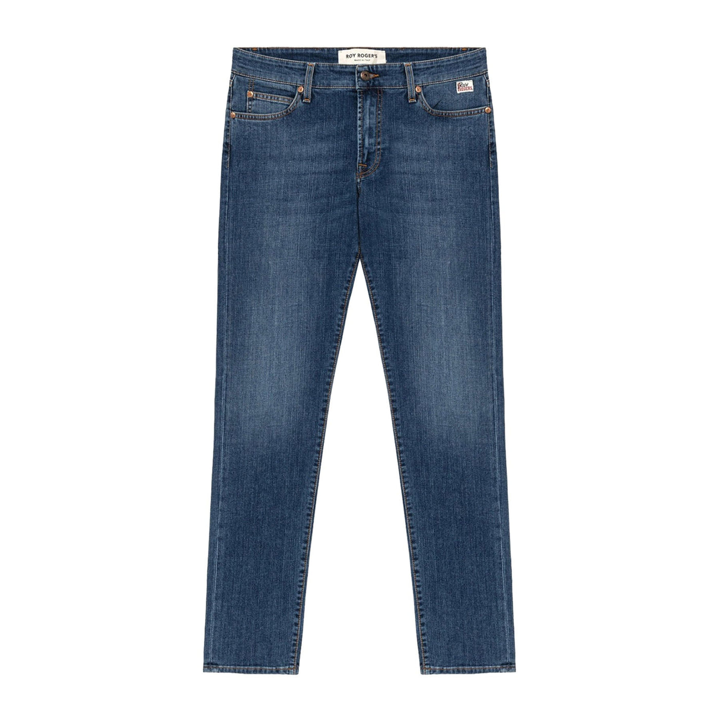 Roy Roger's Jeans Uomo Weared Classici Denim Blu