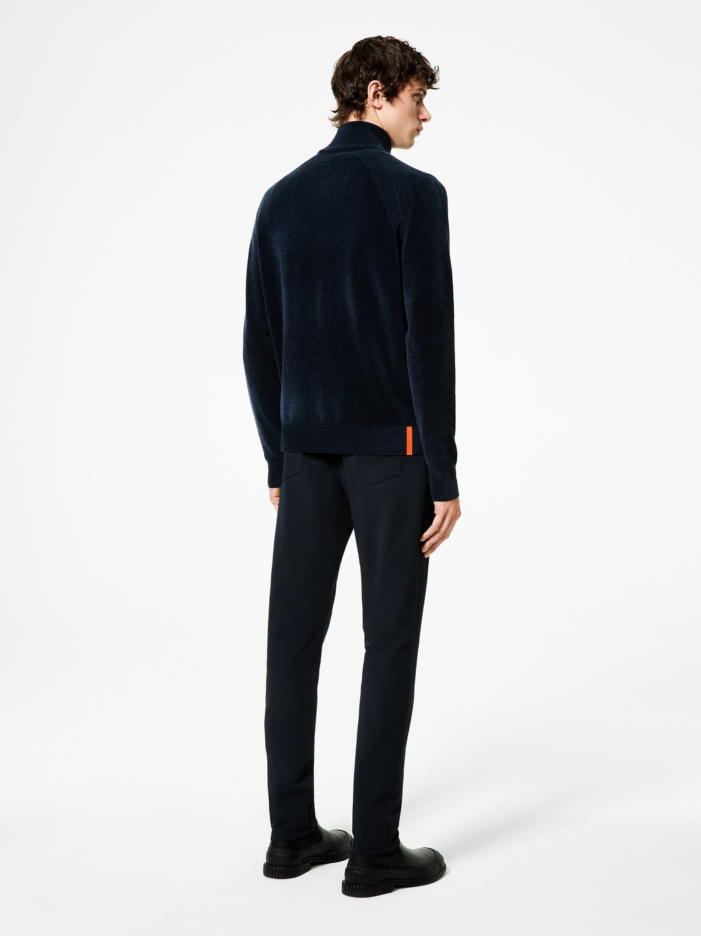 RRD Roberto Ricci Designs Dolcevita Zip Ciniglia Uomo
