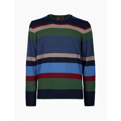 Pull girocollo uomo lana, viscosa e cashmere