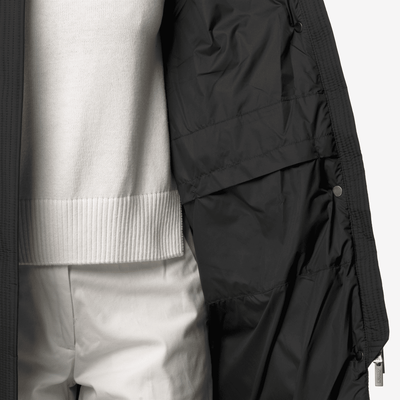 RUENNE THERMO MICROFIBER - Jackets - Lungo - Donna - BLACK PURE-BLACK PURE