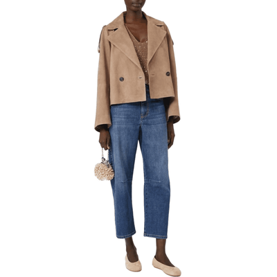 Max Mara Weekend Jeans Caprile Blu Medio Donna