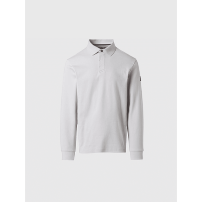 Polo a maniche lunghe in interlock