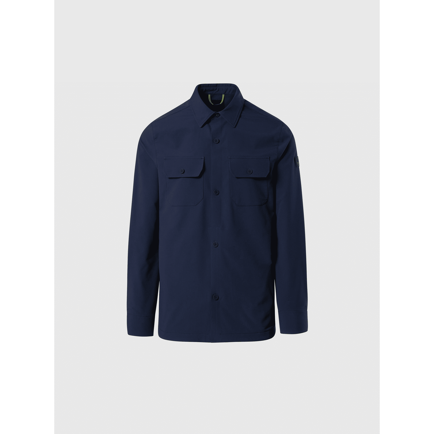 Overshirt in piquet tecnico