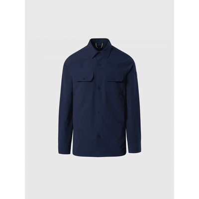 Overshirt in piquet tecnico