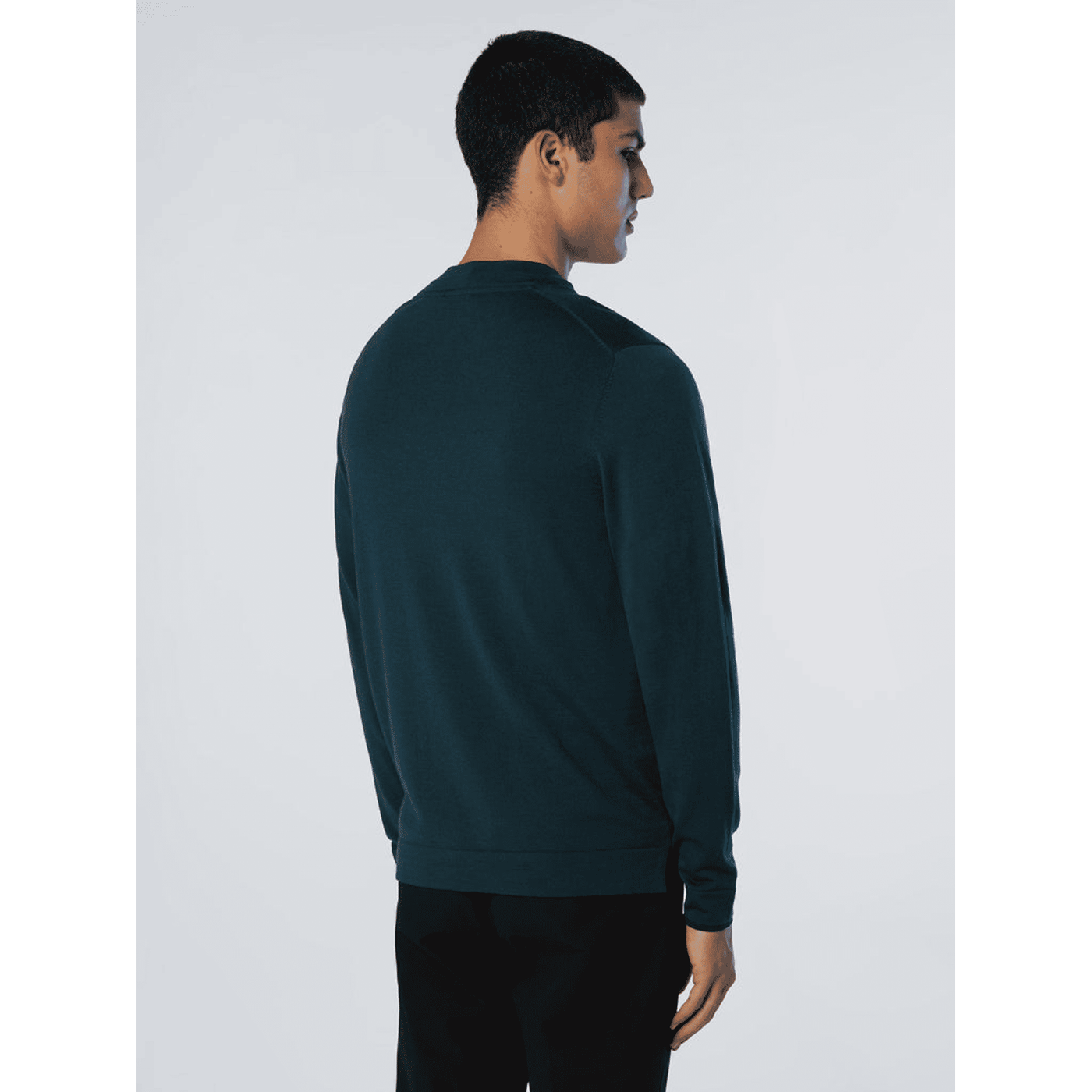 Maglione girocollo con spacchetti