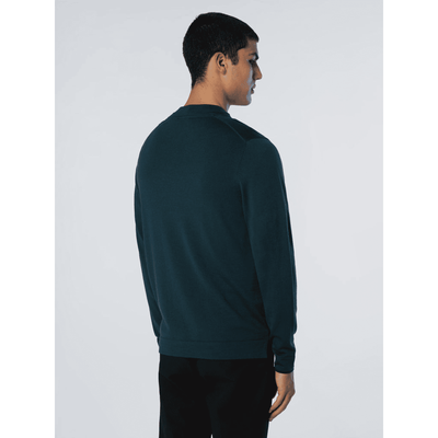 Maglione girocollo con spacchetti