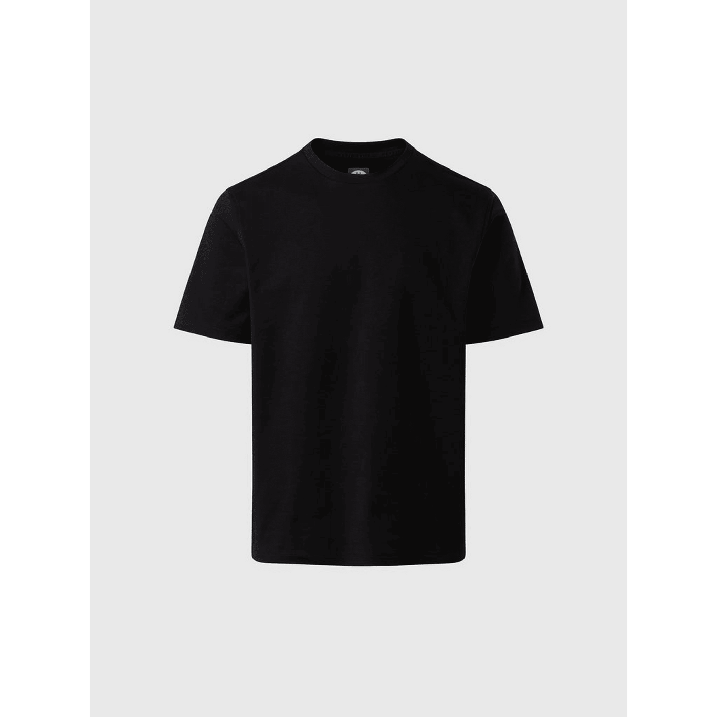 T-shirt in interlock con label
