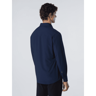 Overshirt in piquet tecnico