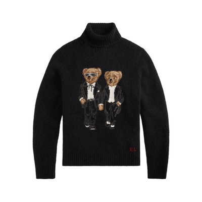 Maglione Ralph & Ricky Polo Bear nero