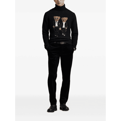 Maglione Ralph & Ricky Polo Bear nero