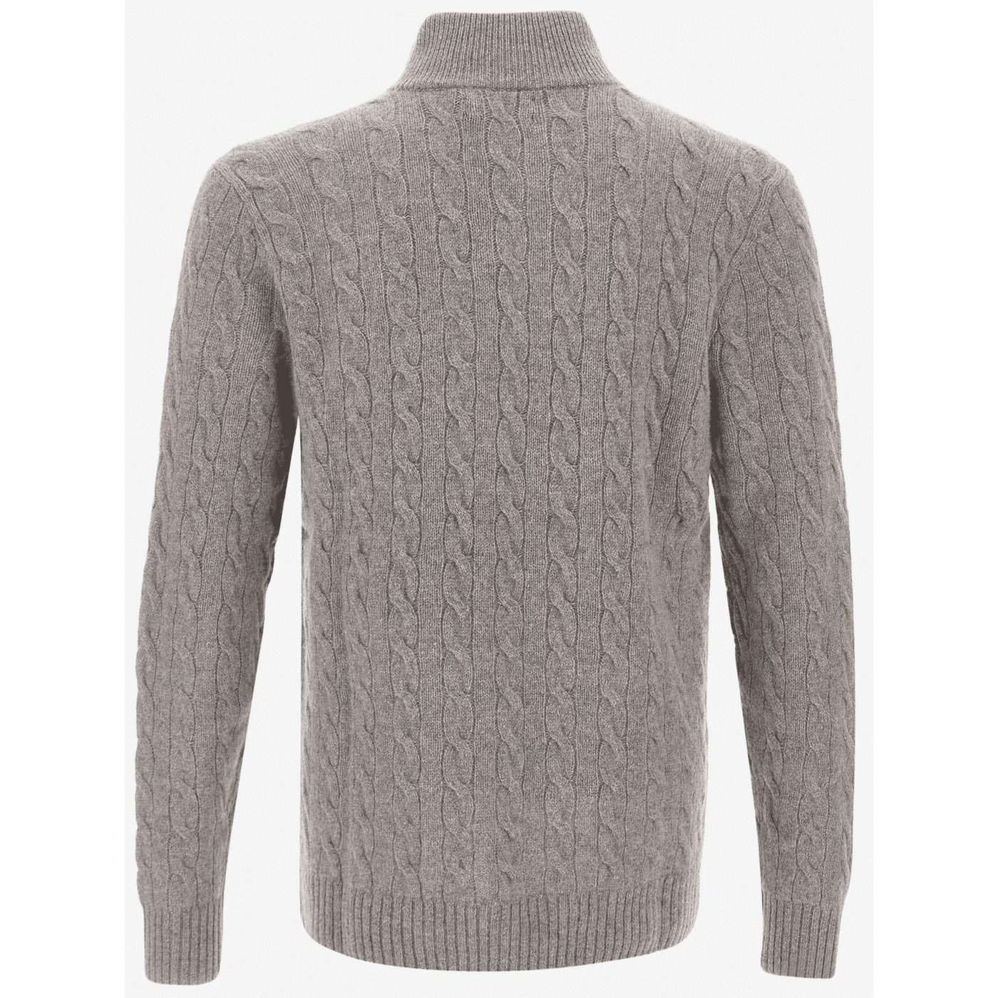 MAGLIA A TRECCE IN LANA E CASHMERE