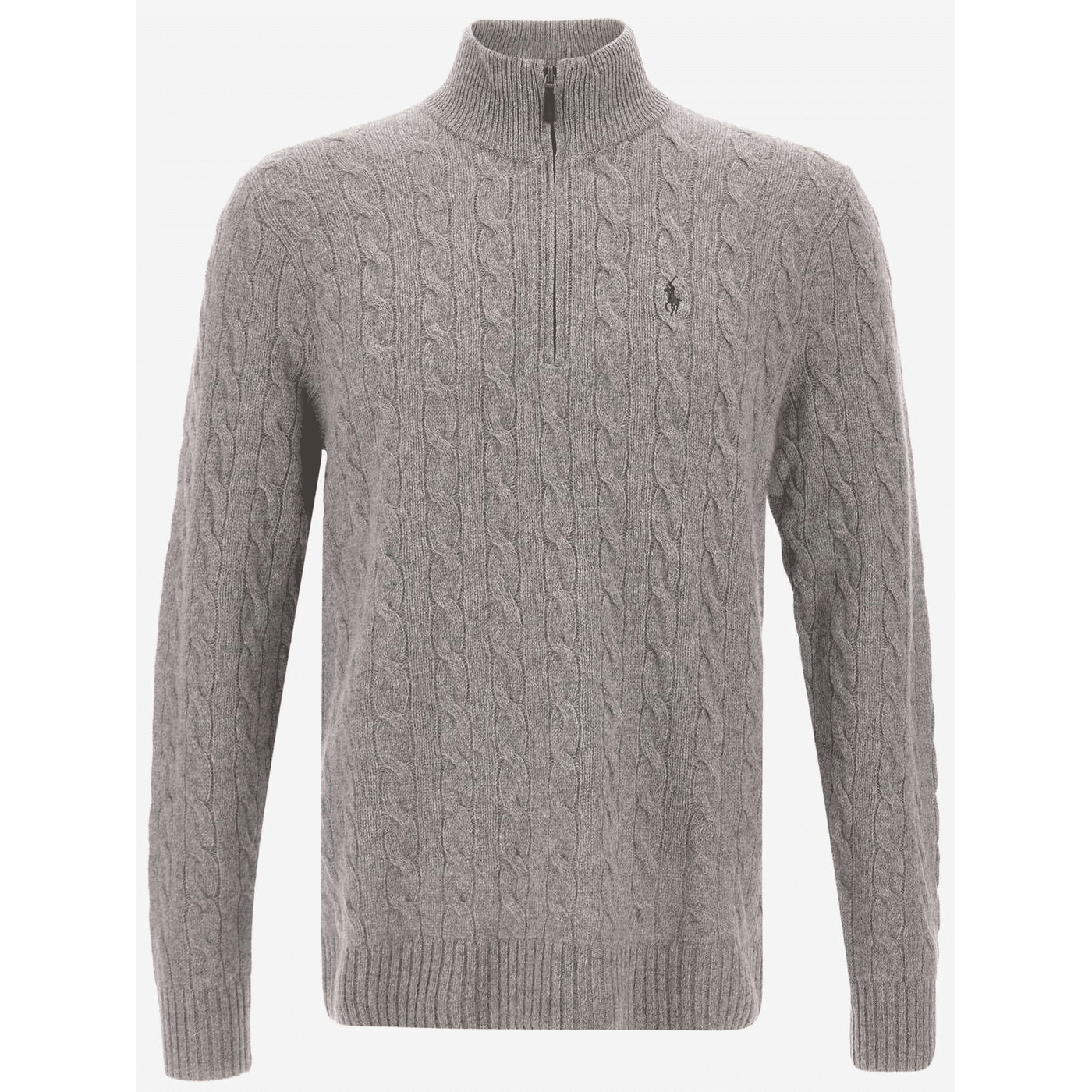 MAGLIA A TRECCE IN LANA E CASHMERE