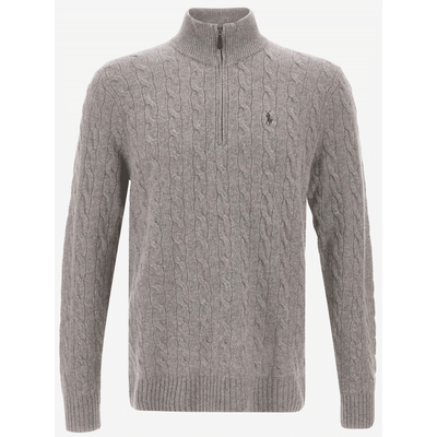 MAGLIA A TRECCE IN LANA E CASHMERE