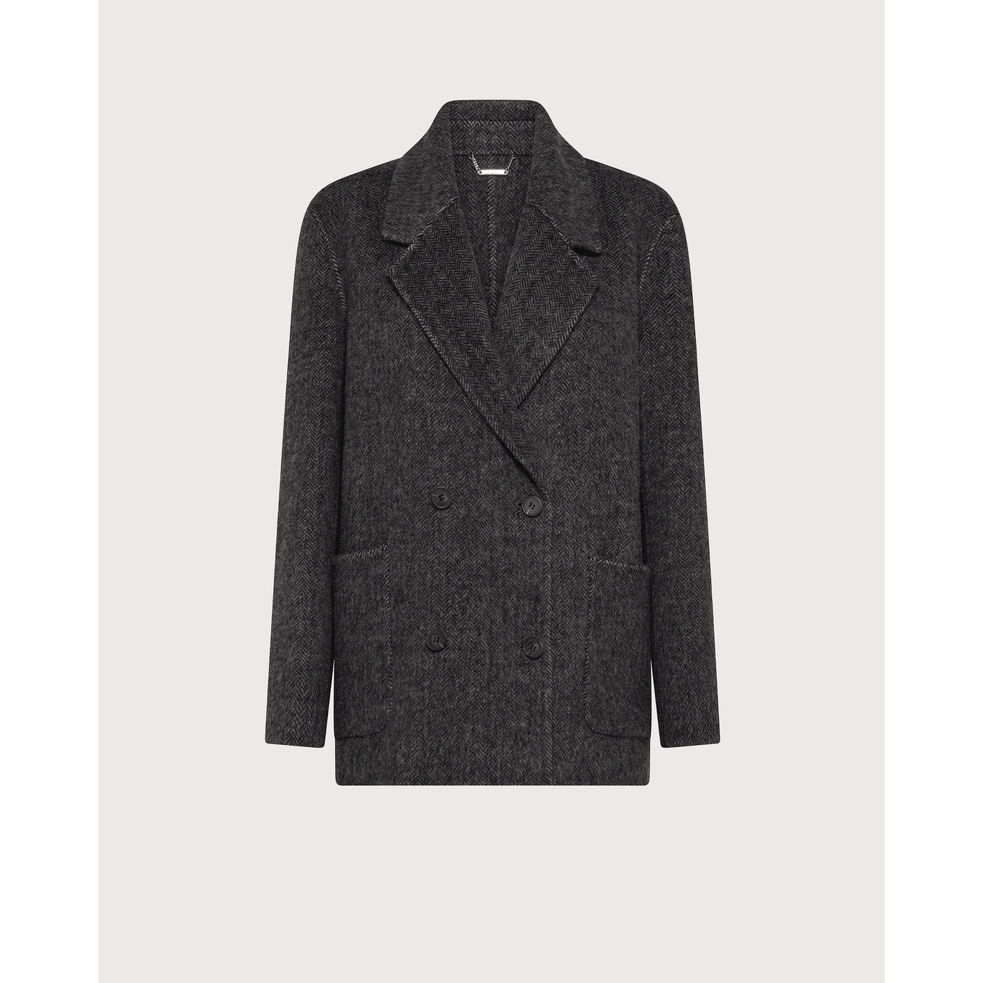 Cappotto corto misto lana