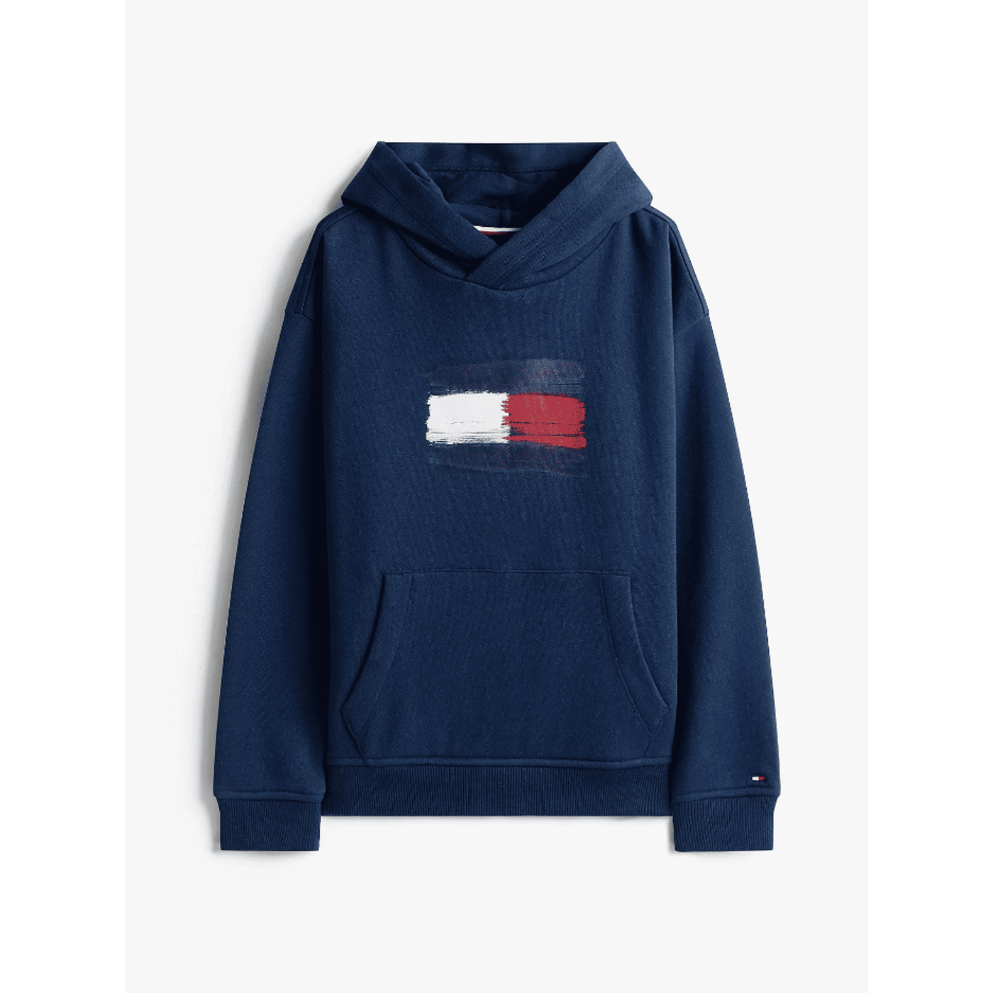 Felpa con cappuccio e bandiera iconica