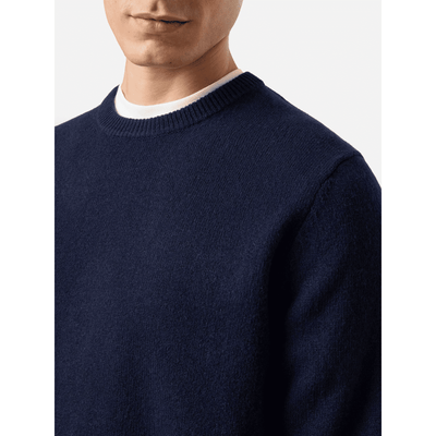 Maglione Regent in lambswool blu notte