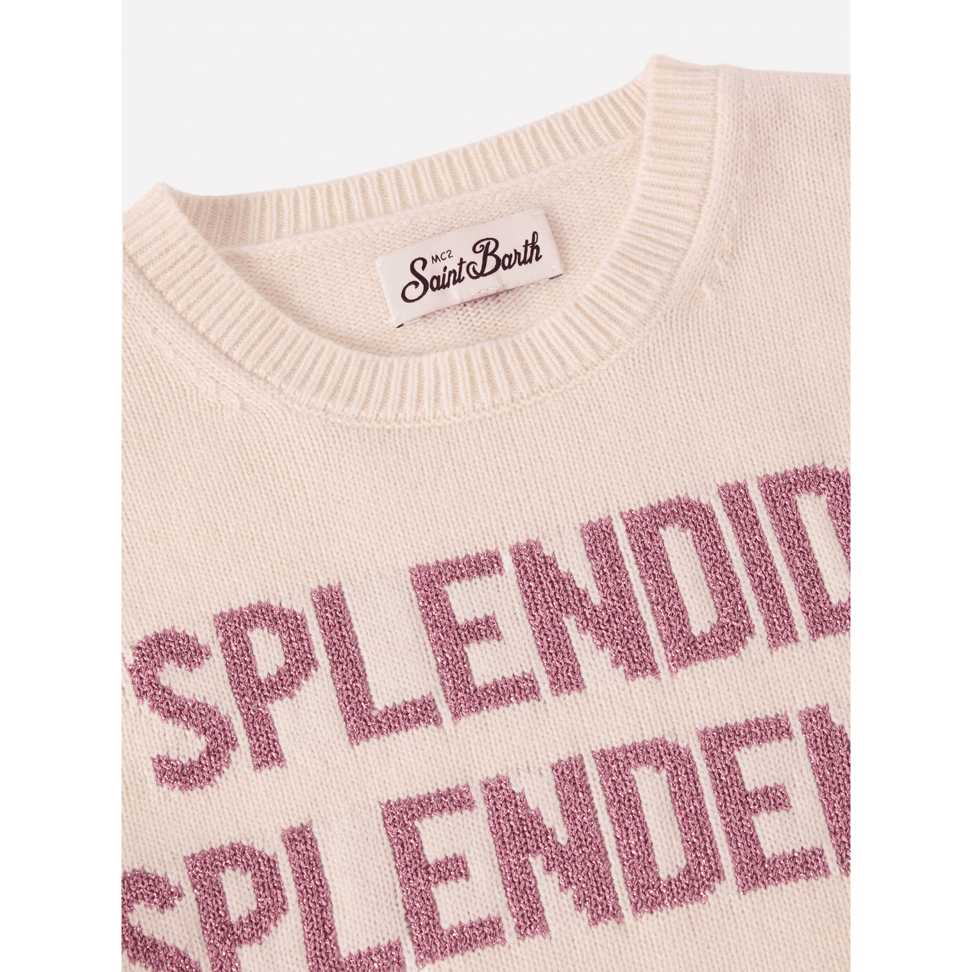 Maglione  Princess in misto cashmere e con jacquard lurex Splendida Splendente