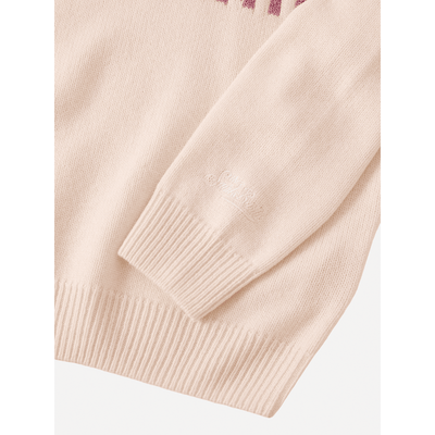 Maglione  Princess in misto cashmere e con jacquard lurex Splendida Splendente