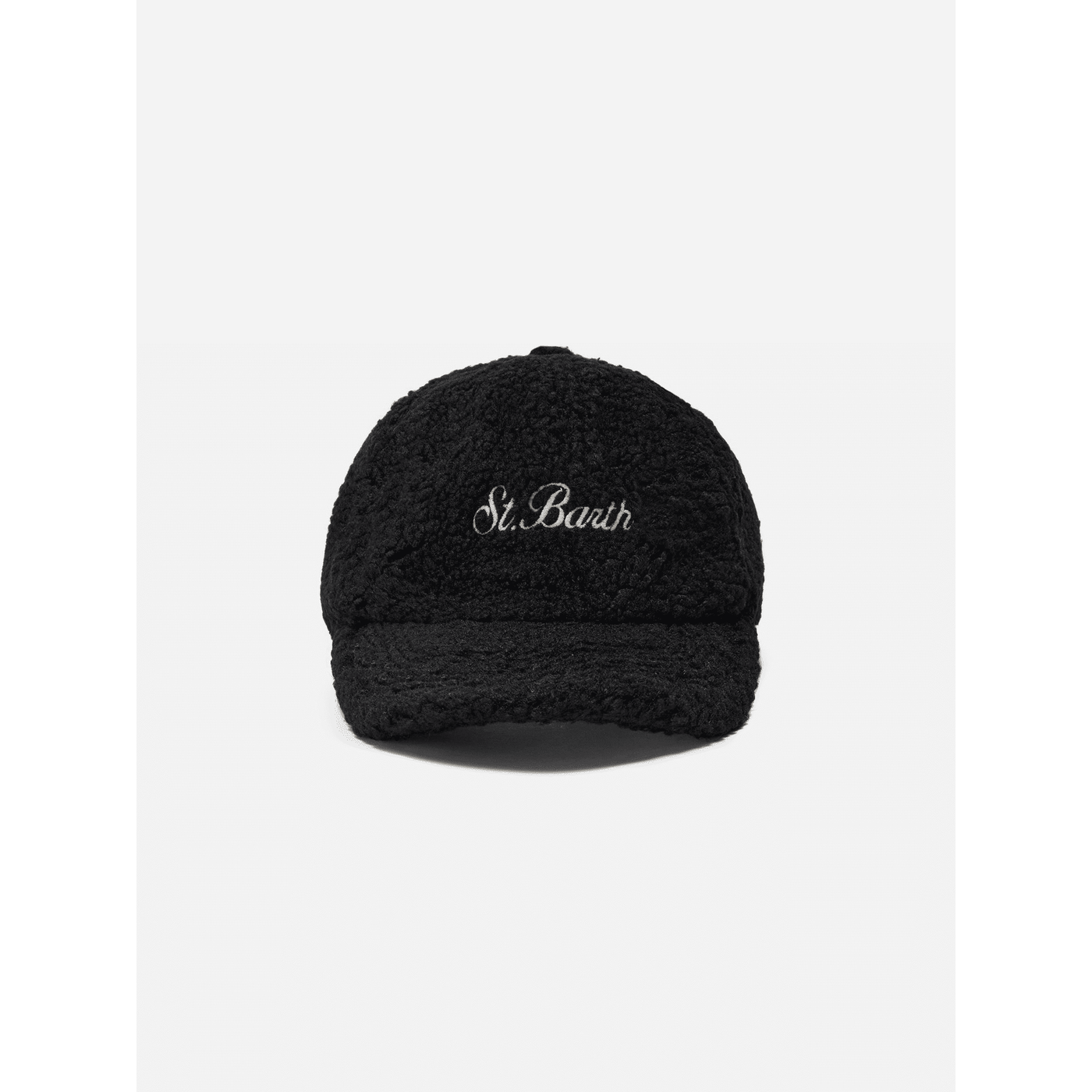 Cappello con visiera Baseball in sherpa nero