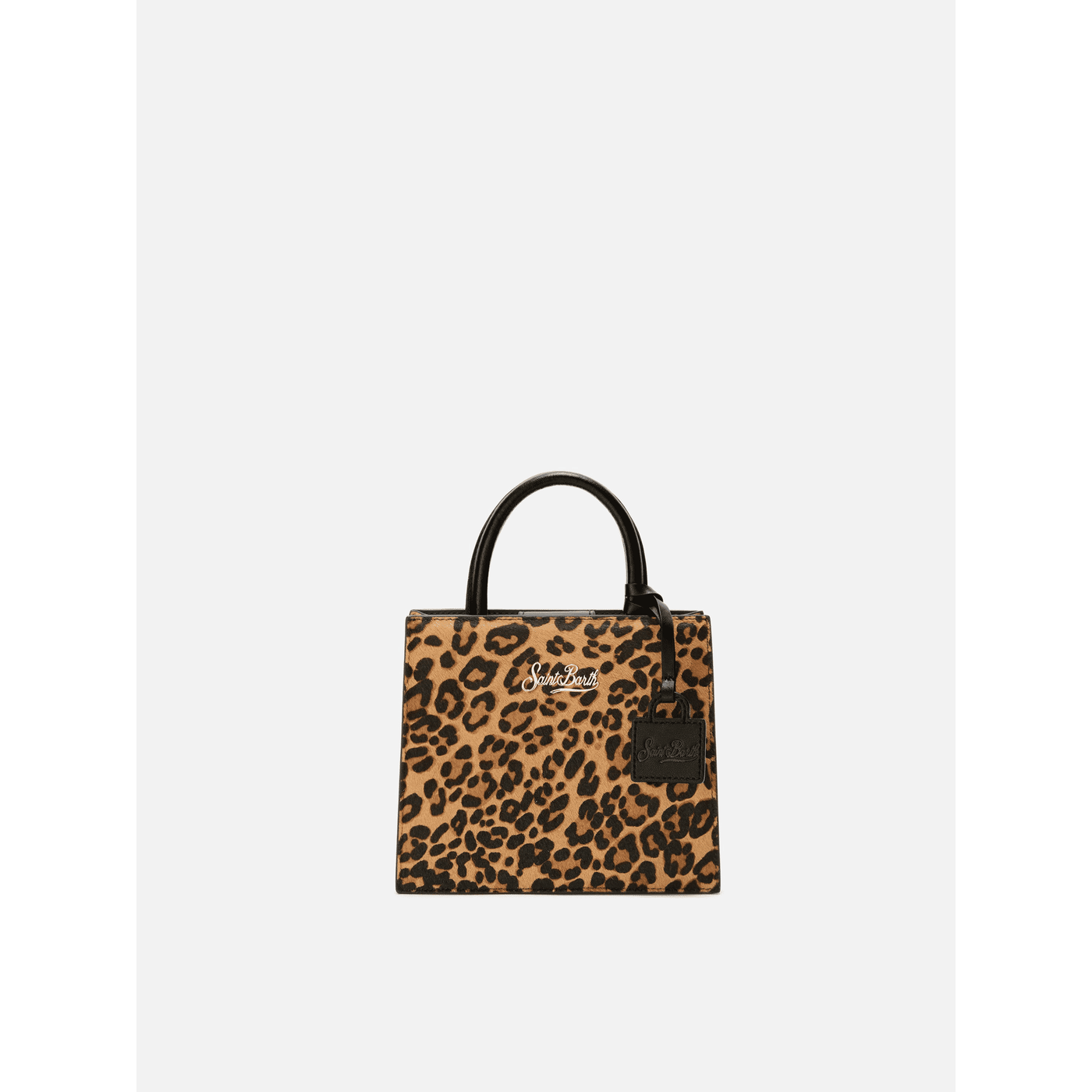Shop Bag Mini in cavallino con stampa animalier