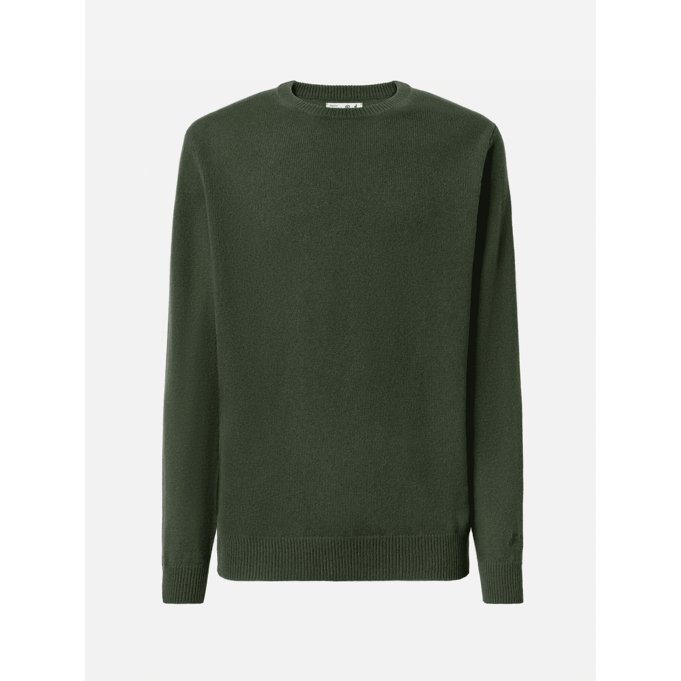 Maglione Regent in lambswool verde militare