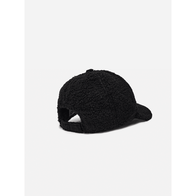 Cappello con visiera Baseball in sherpa nero