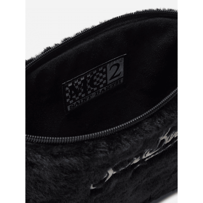 Pochette Pareasy in faux fur nero