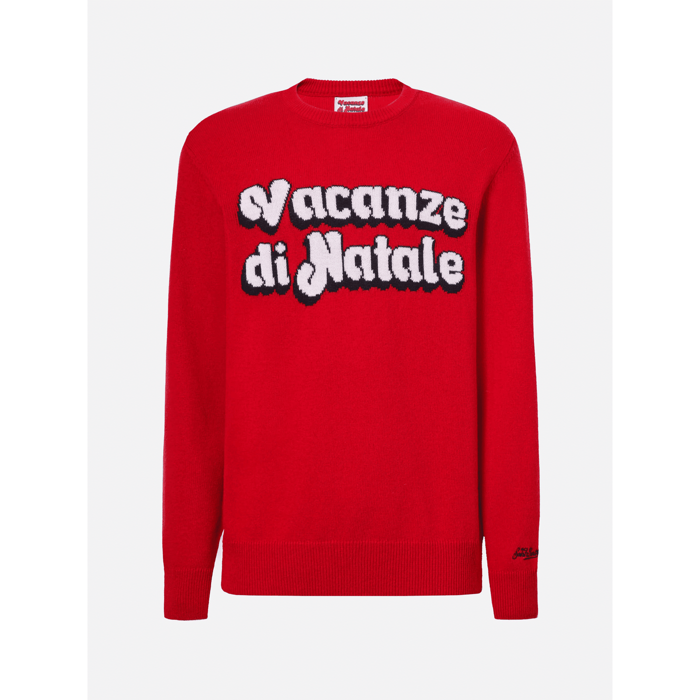 Maglione rosso Heron con jacquard Vacanze di Natale | VACANZE DI NATALE SPECIAL EDITION