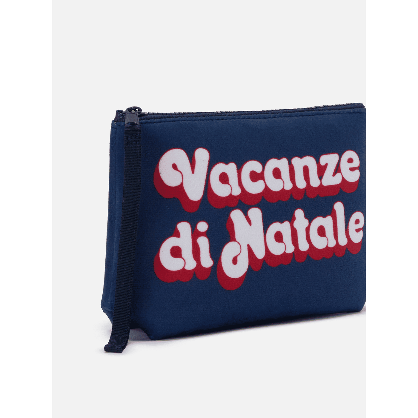 Pochette Aline effetto lana con stampa Vacanze di Natale | VACANZE DI NATALE SPECIAL EDITION