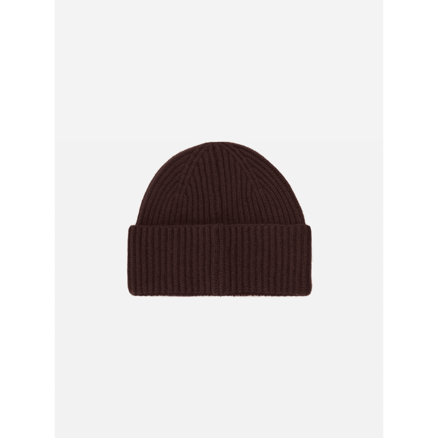 Berretto Moss in maglia marrone a coste con ricamo St. Barth