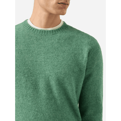 Maglione Regent in alpaca stretch verde salvia