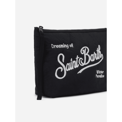 Pochette Aline Puffer in nylon imbottito nero