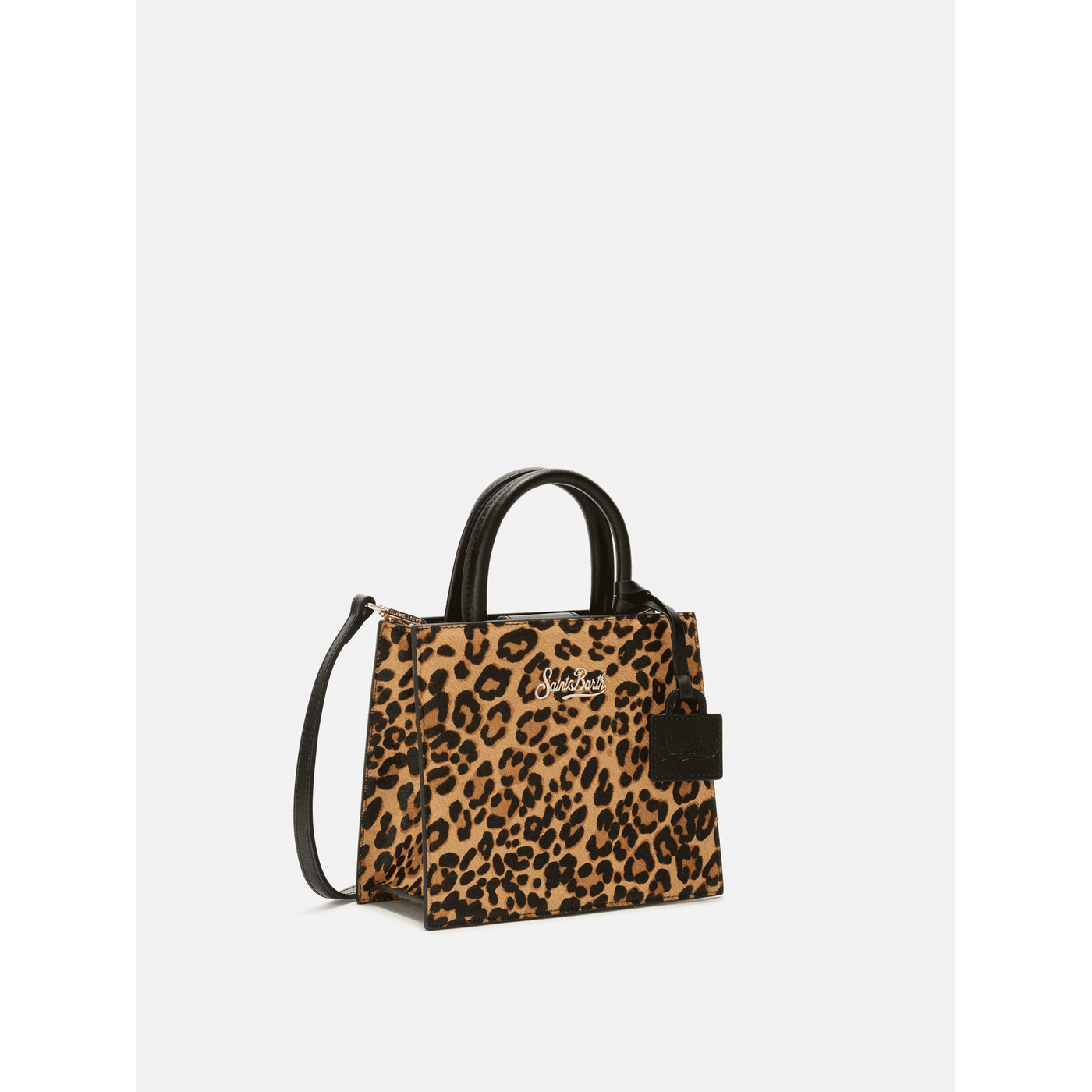 Shop Bag Mini in cavallino con stampa animalier