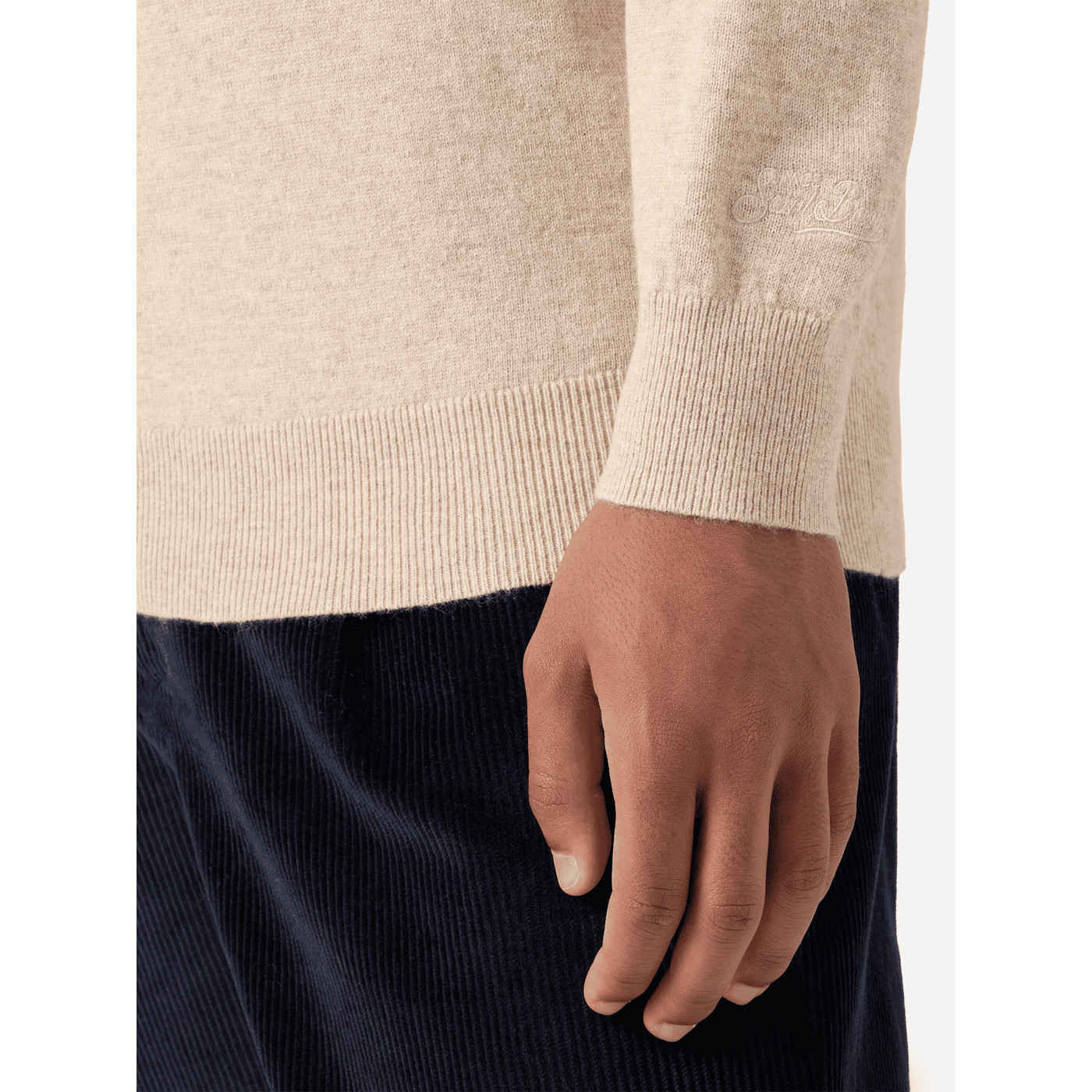 Maglione a girocollo Heron Light con ricamo Sto na bomba