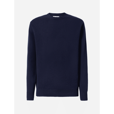 Maglione Regent in lambswool blu notte