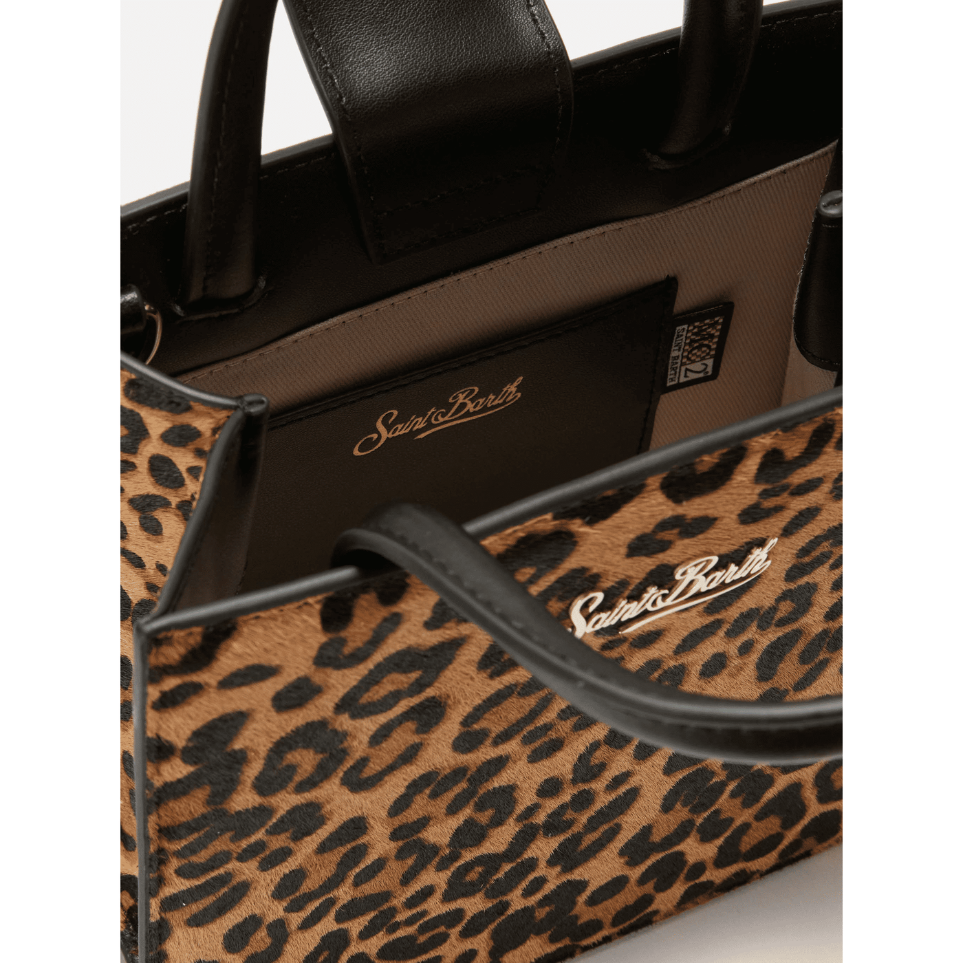 Shop Bag Mini in cavallino con stampa animalier